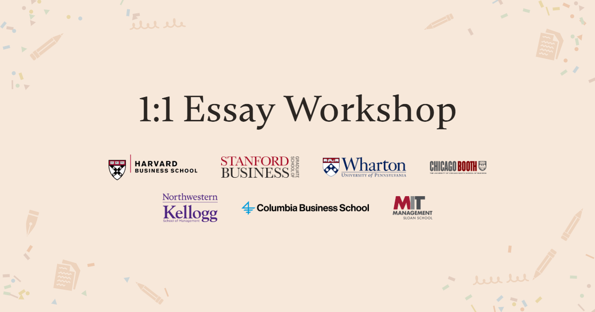 1:1 Personalized Essay Workshop