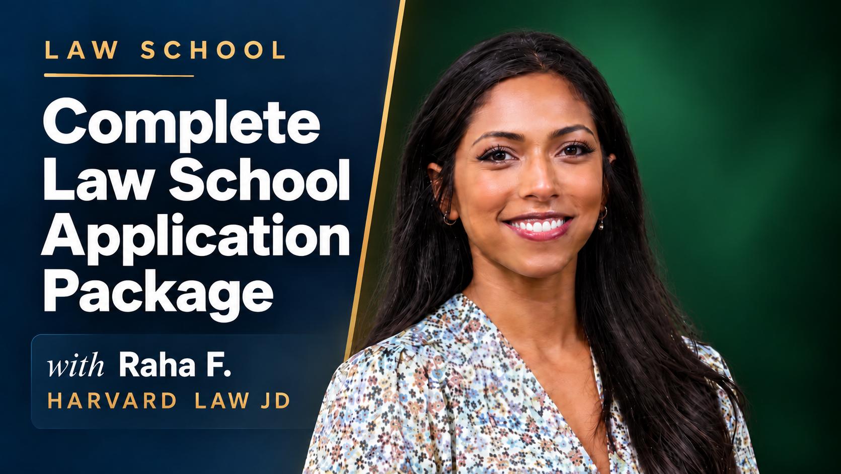 Complete Law School Application Package - 7 Schools
