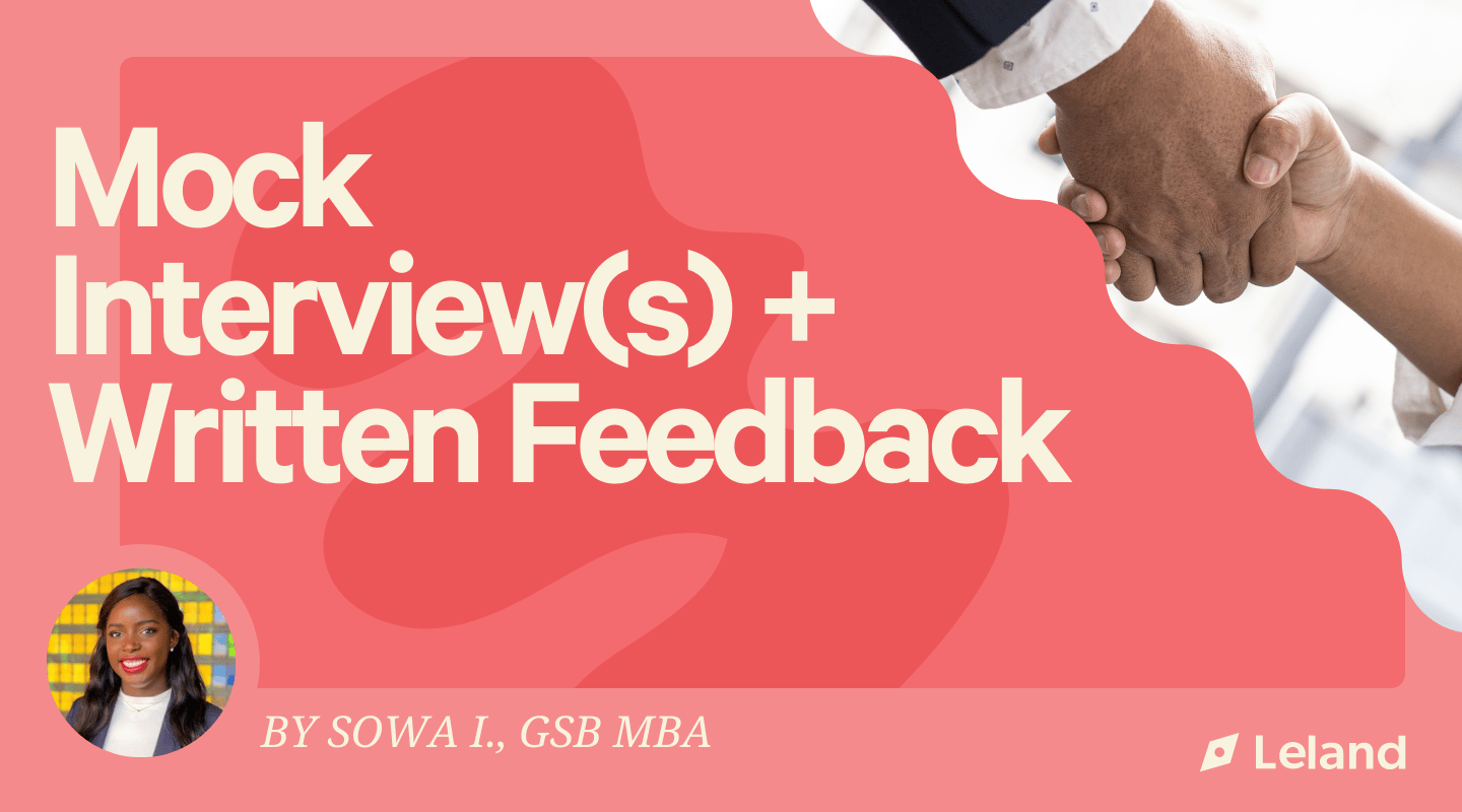 Mock Interview(s) + Written Feedback