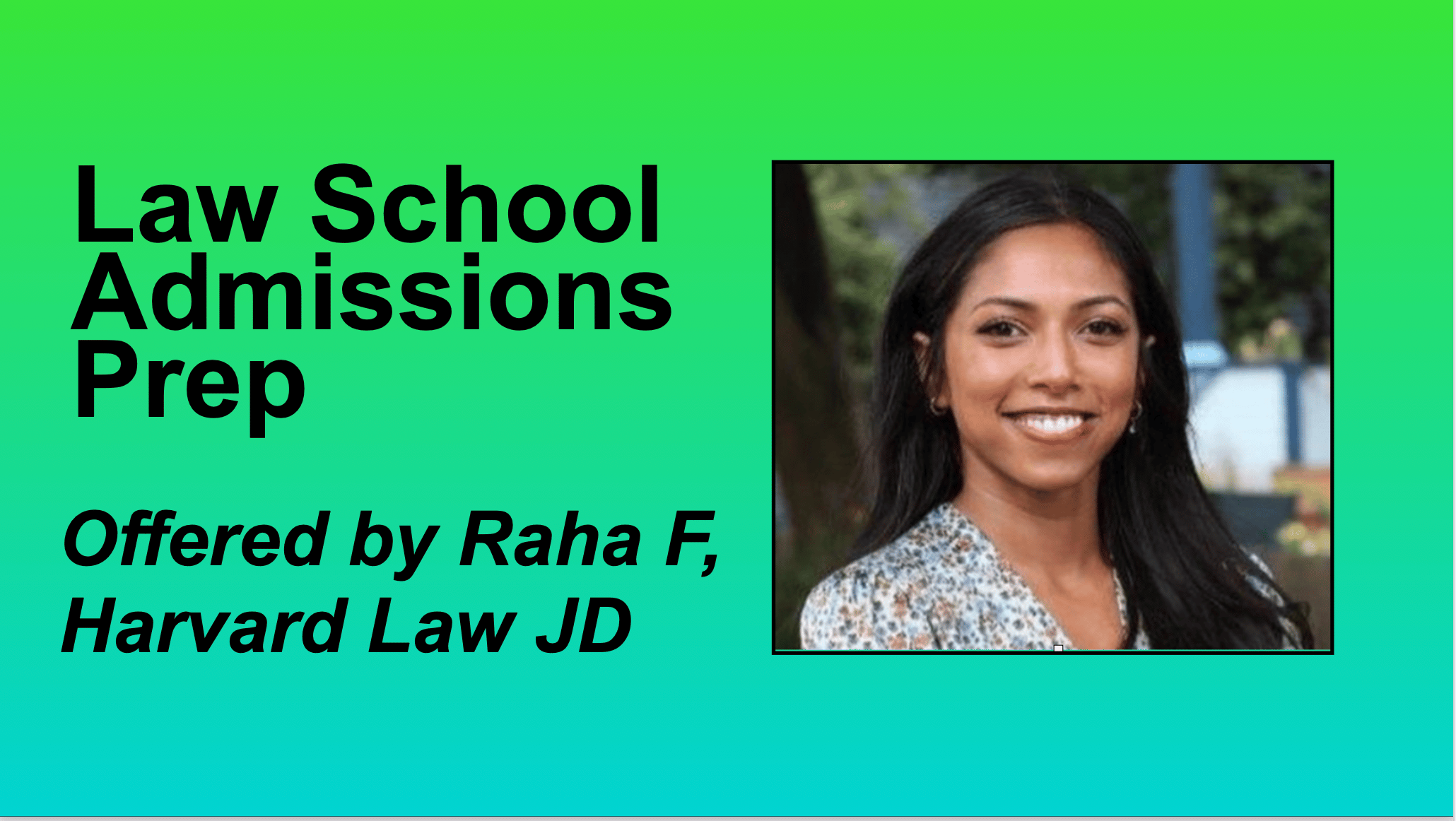 Law School Admissions Prep Package, from a Harvard JD