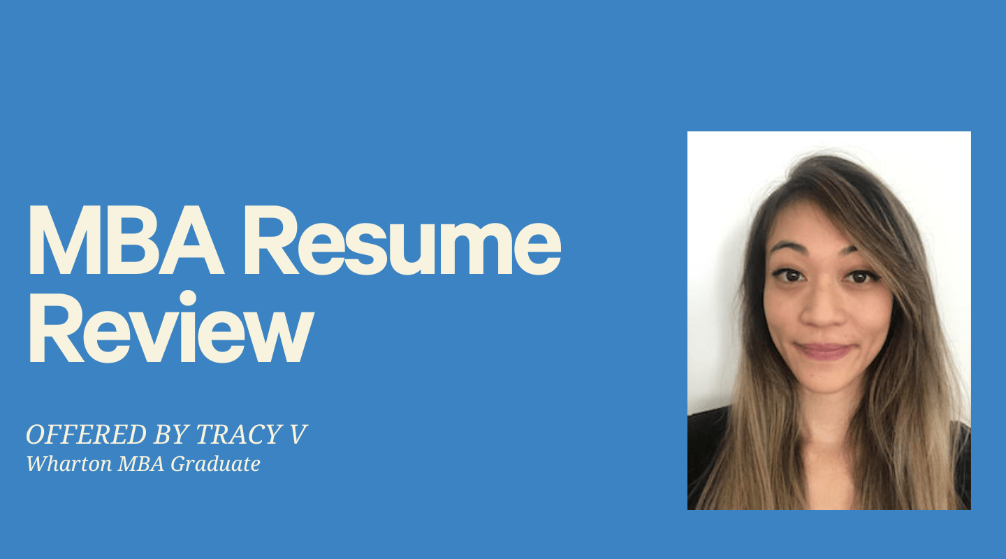 MBA Resume Review