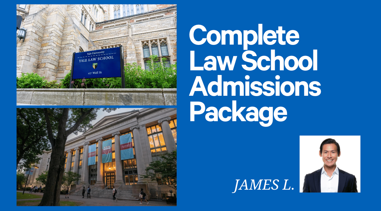 Complete Law School Admissions Package - with HLS Alum