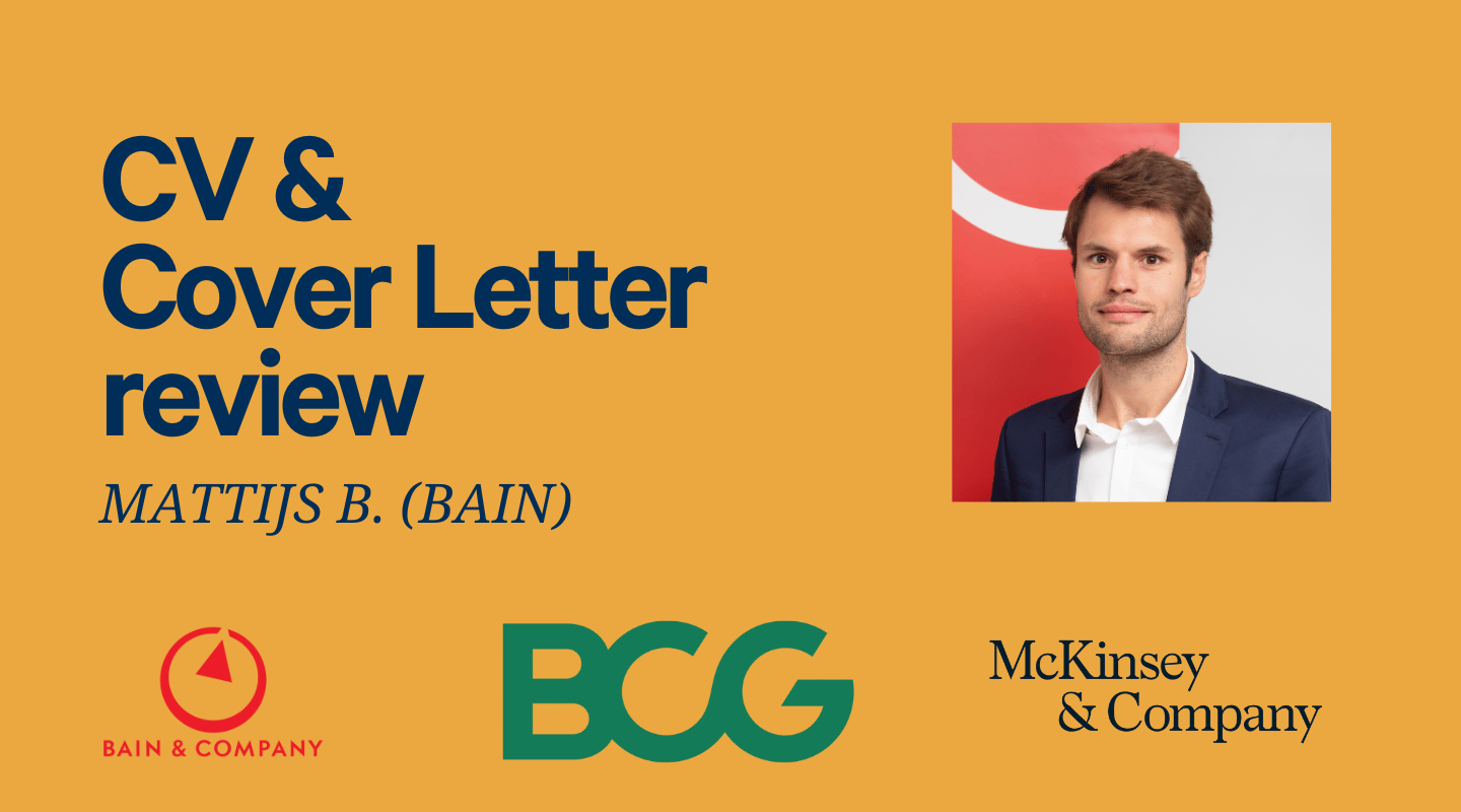 CV & Cover Letter review