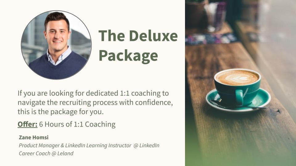 The Deluxe Experience: Your personal career consultant