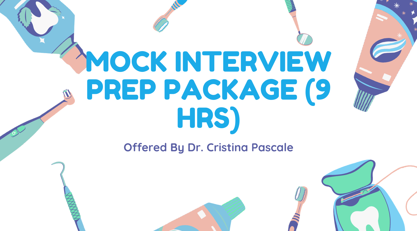 Ace Dental School Interview- Gold level 