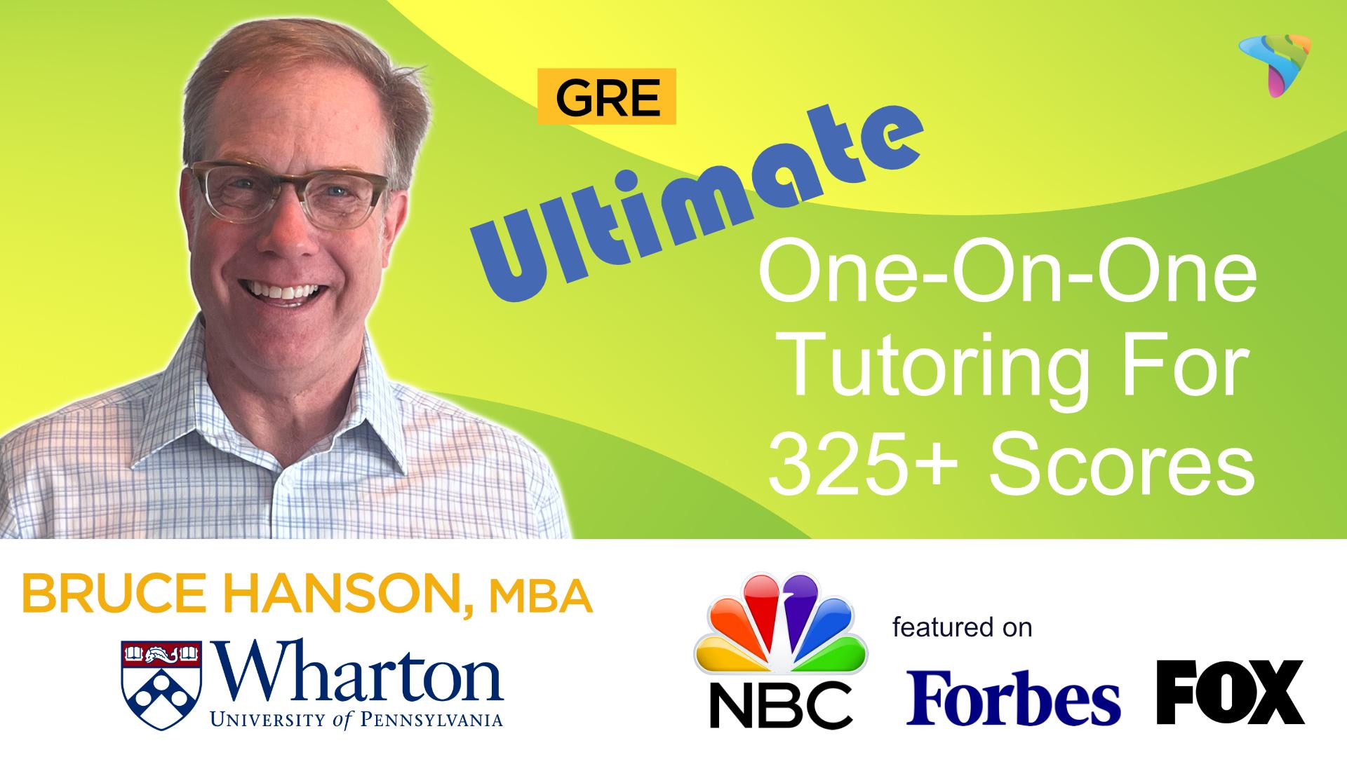 Ace the GRE!   1 Hour of Discounted Tutoring