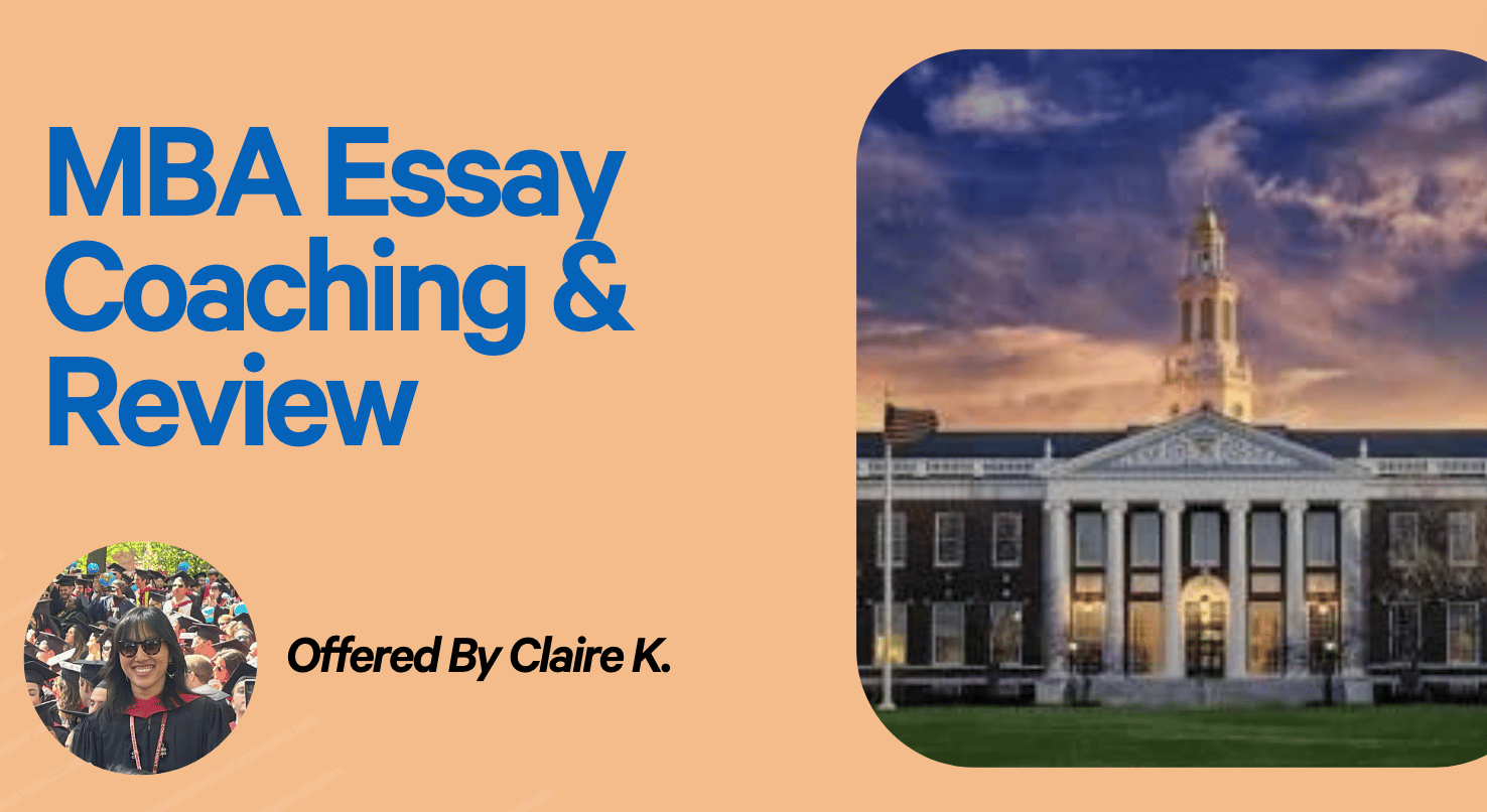 MBA Essay Review (15% Discount) 