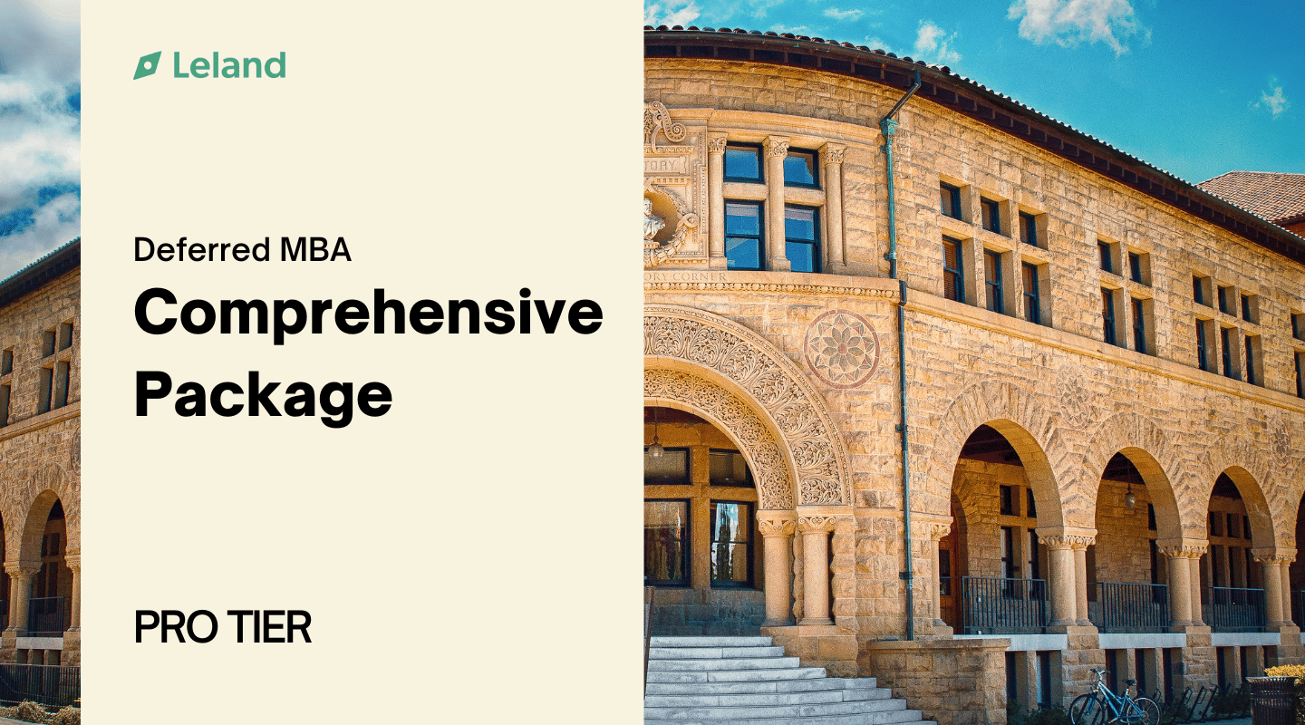 Deferred MBA Comprehensive Package — Pro Tier