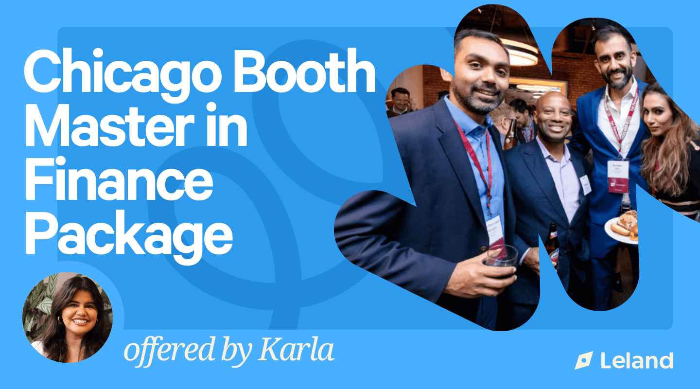 Chicago Booth Master in Finance Comprehensive Package