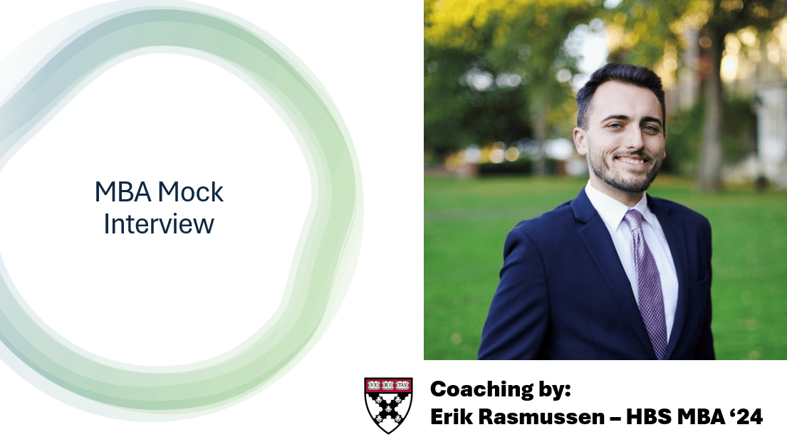 MBA Mock Interview (Let's get you ready to nail your MBA interview)