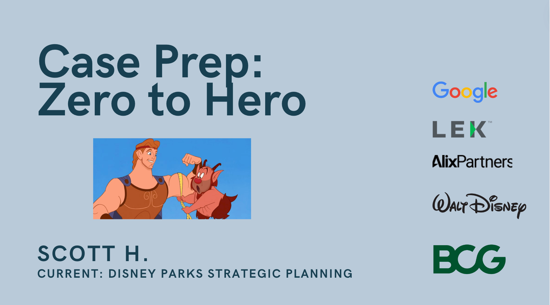 Case Prep - Zero to Hero (3 Sessions)