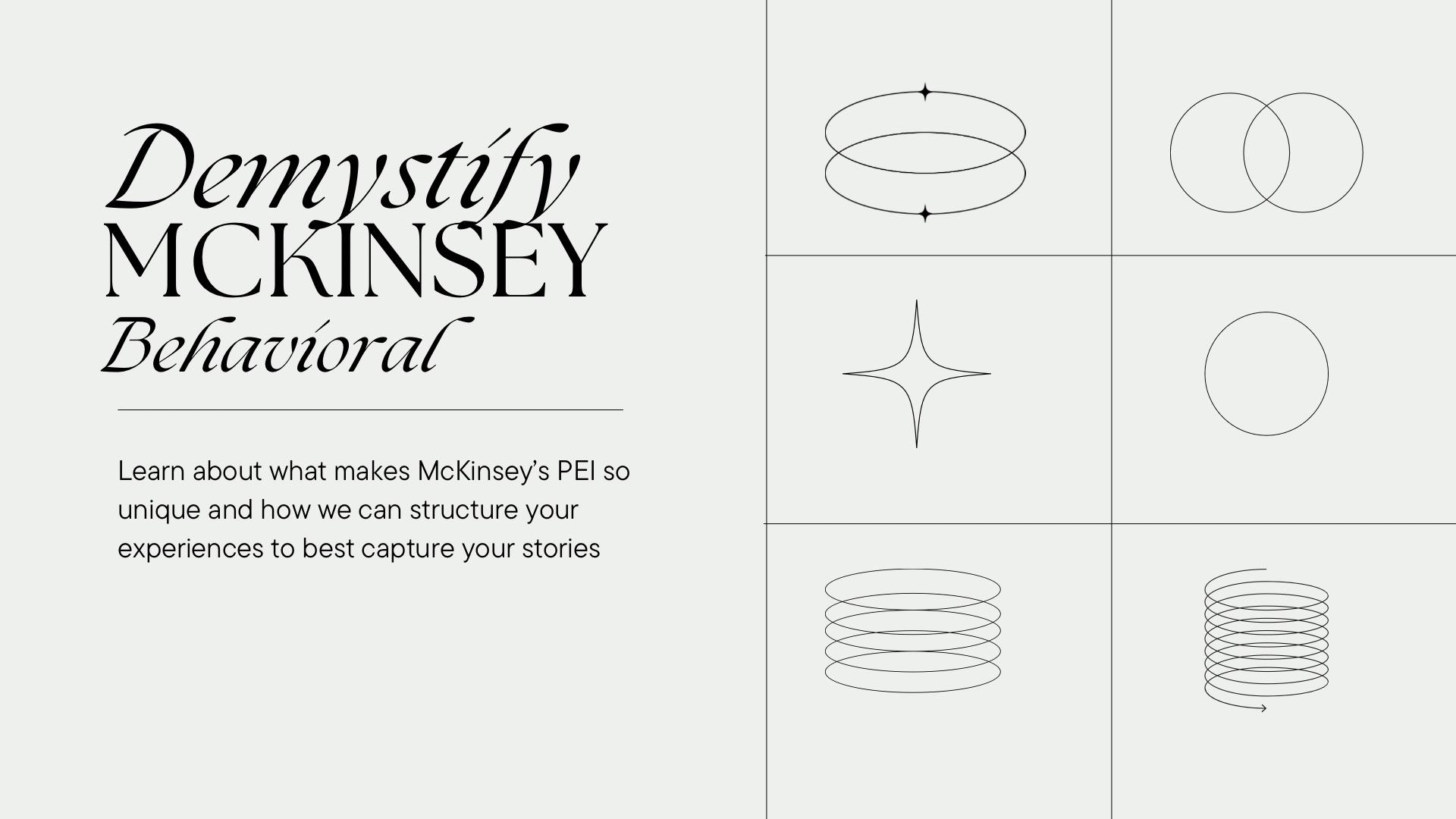 McKinsey Behavioral: Demystifying the unique “PEI”