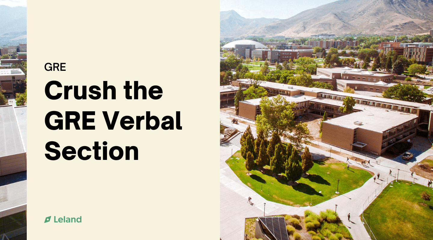 Crush the GRE Verbal Section