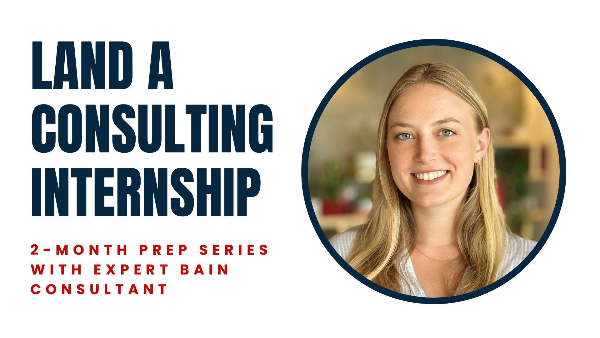 Land a Consulting Role — 1-2 Month Prep Series