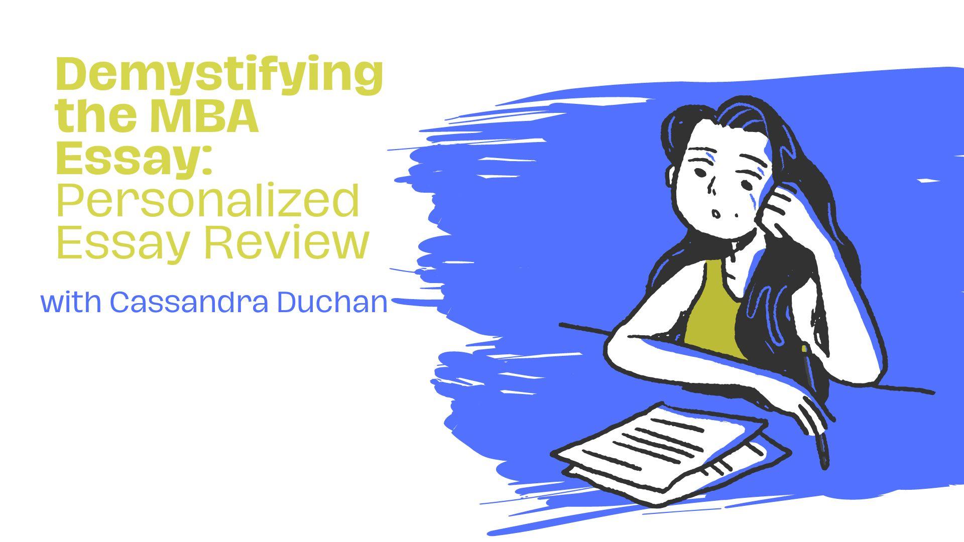 Demystifying the Essay: Personalized Essay Review 