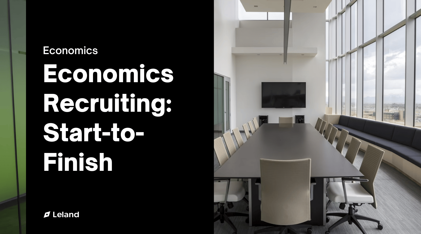 Economics Recruiting: Start-to-Finish