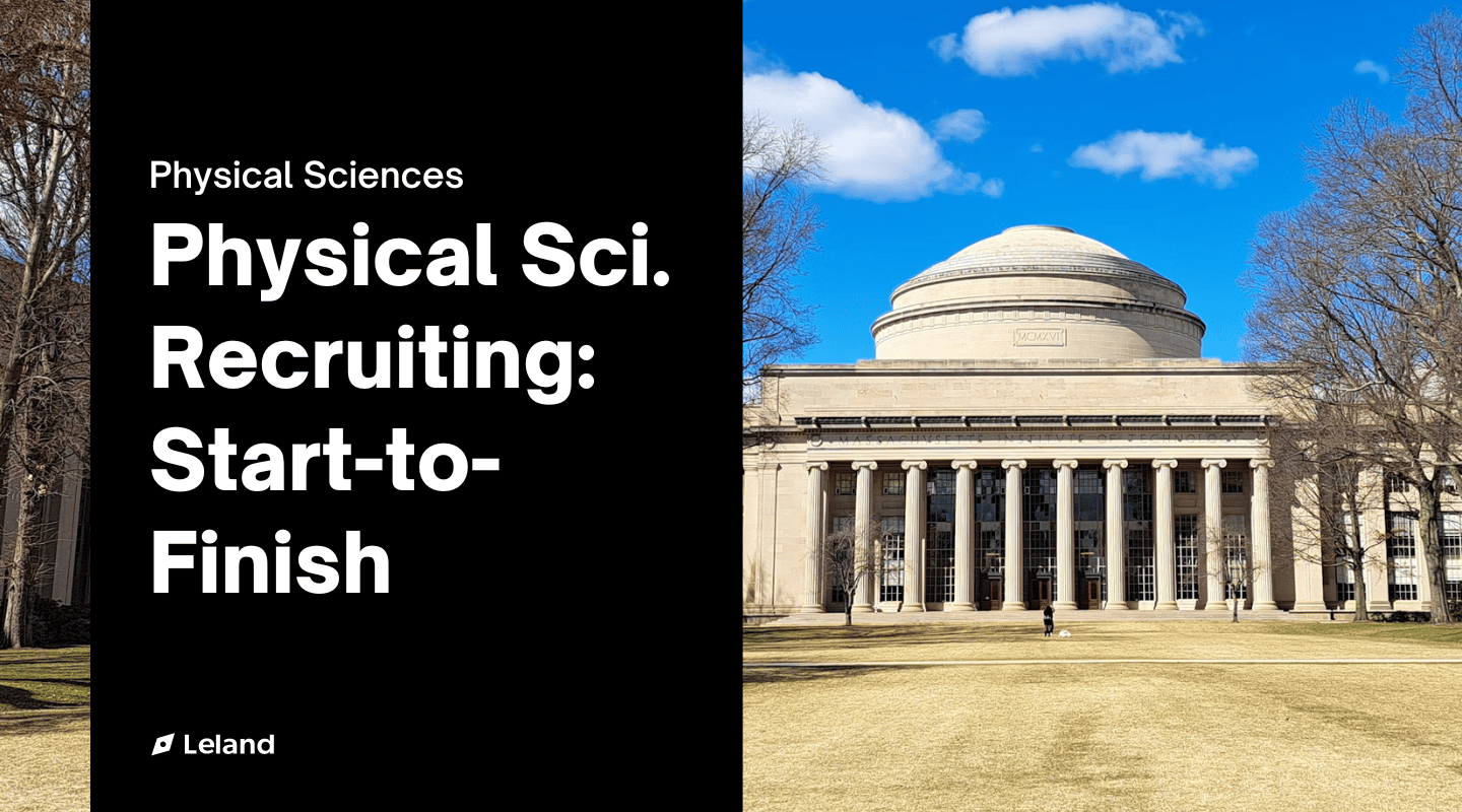 Physical Sciences Recruiting: Start-to-Finish