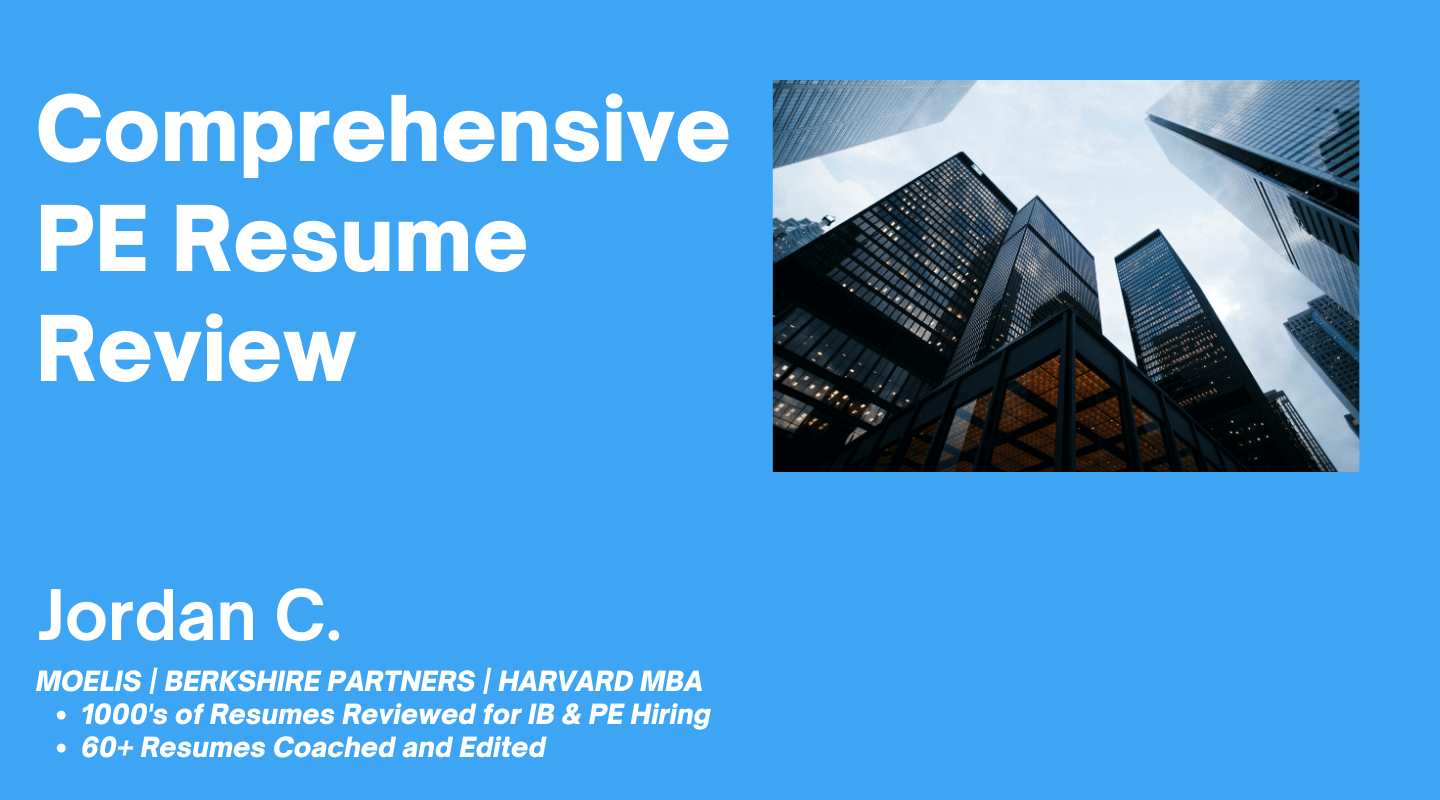 Comprehensive Private Equity Resume Review