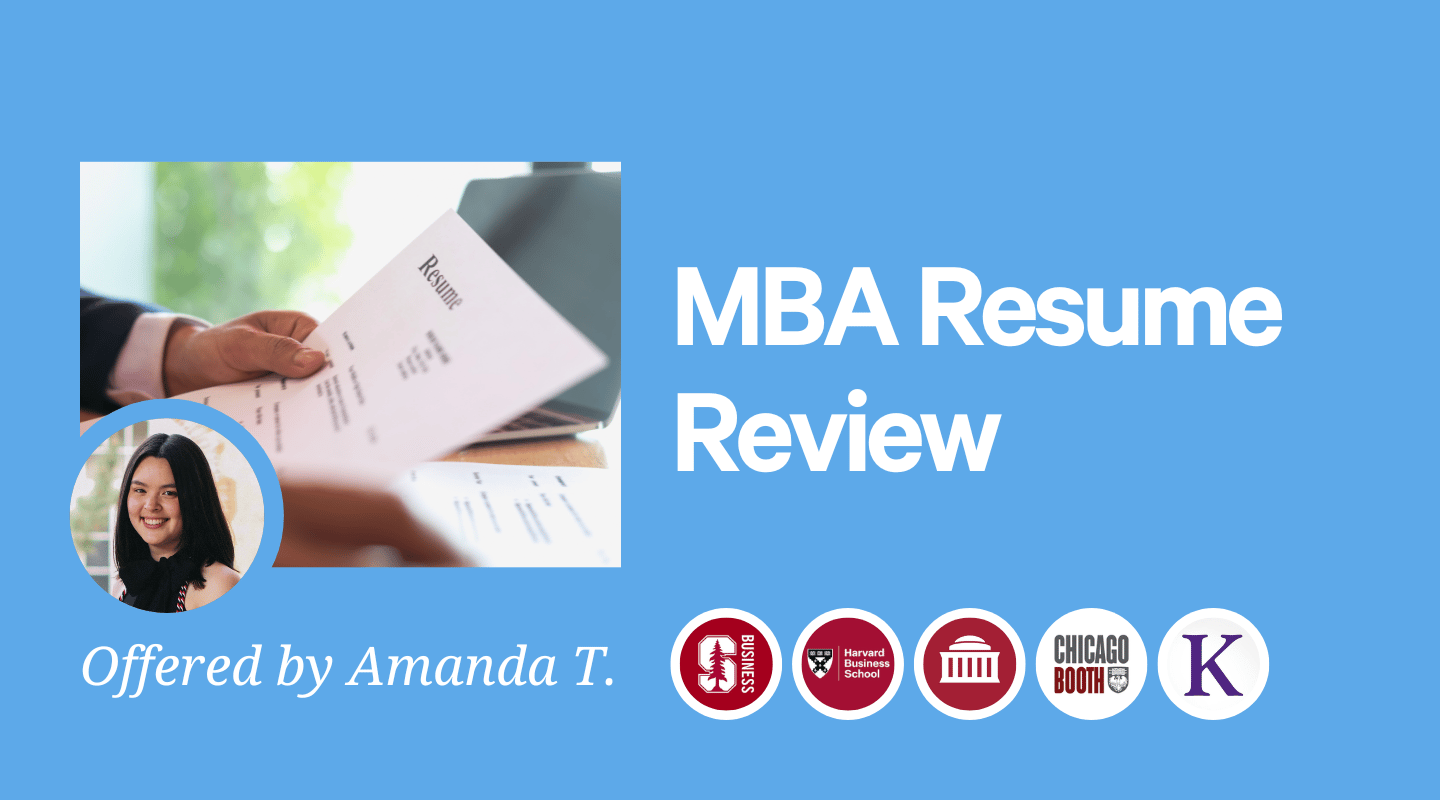 MBA Resume Review