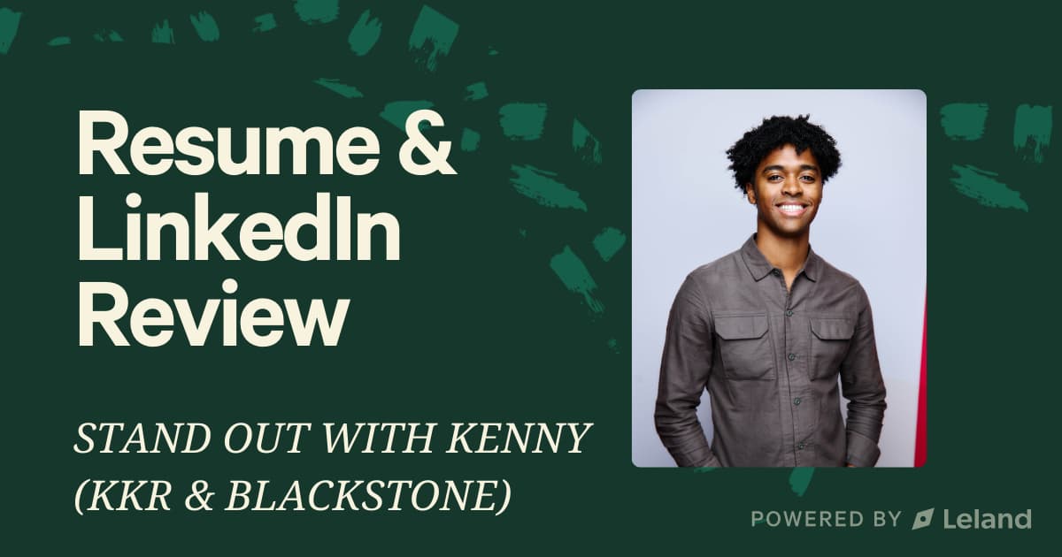 Buy-Side Resume & LinkedIn Review - Stand Out to Land the Interview