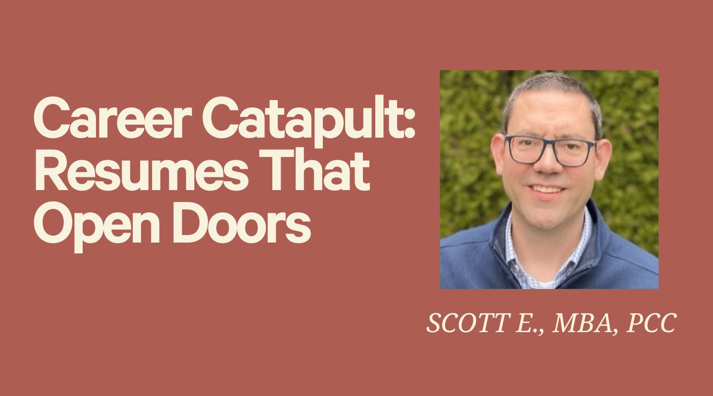 Career Catapult: Resumes That Open Doors