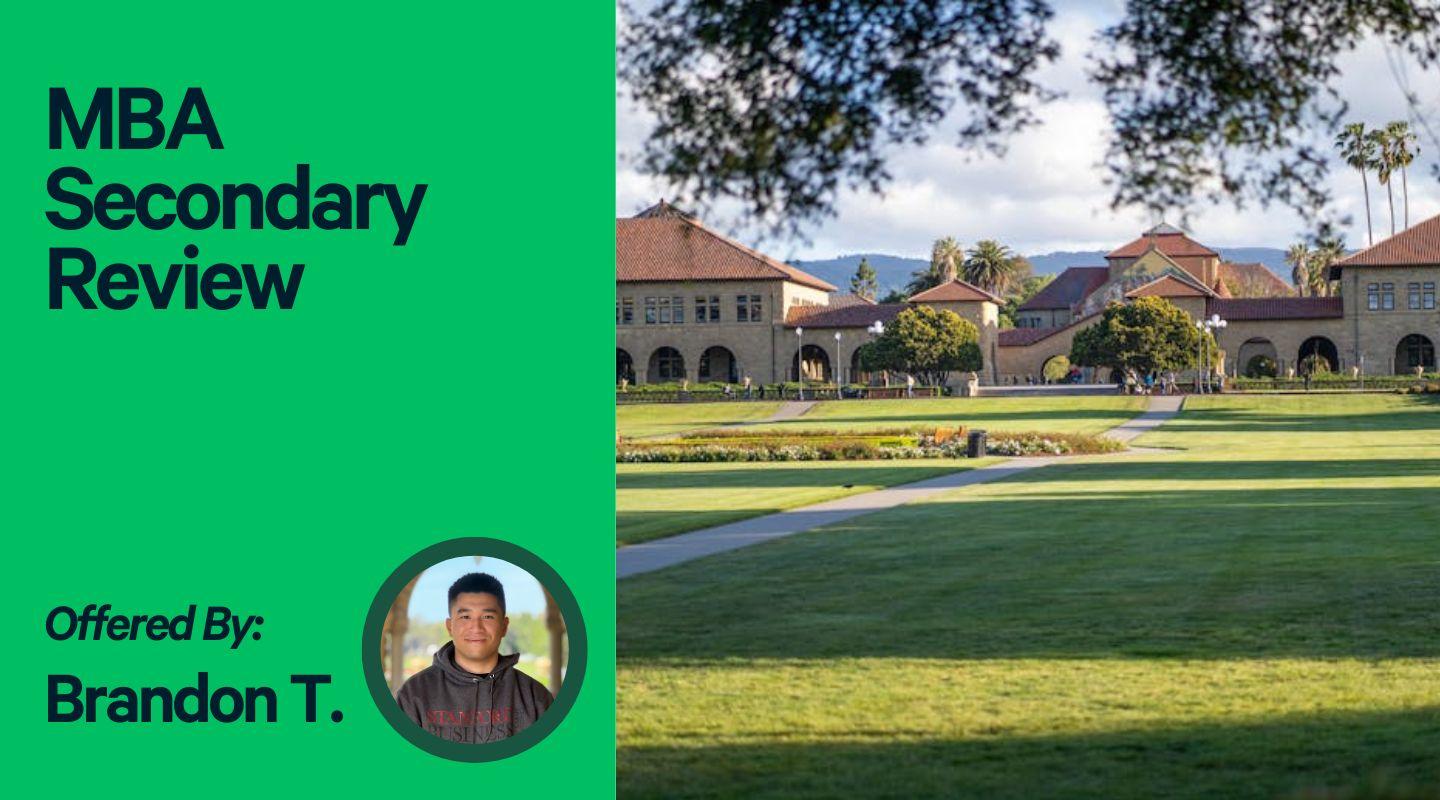 MBA Secondary Review