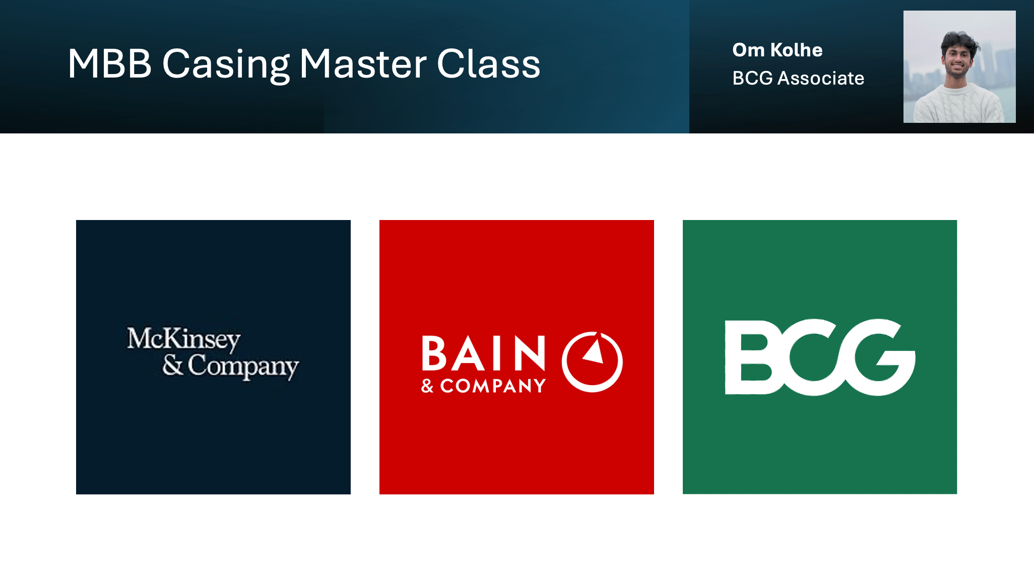 MBB Casing Master Class 