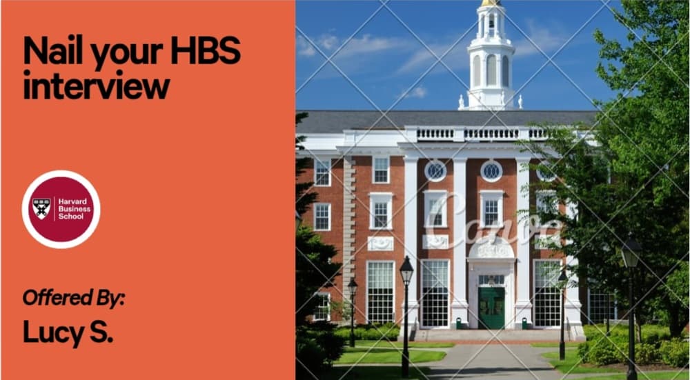 Nail HBS interviews with practice and feedback