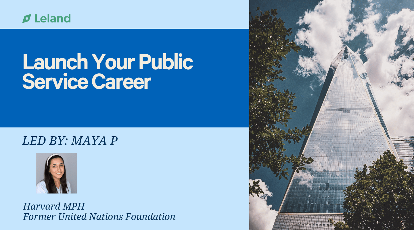 Launch Your Public Service Career