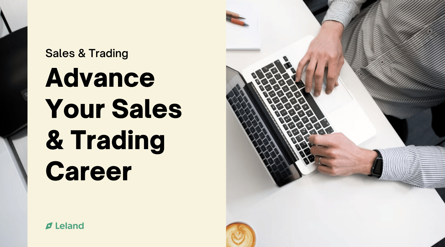 Advance Your Sales & Trading Career
