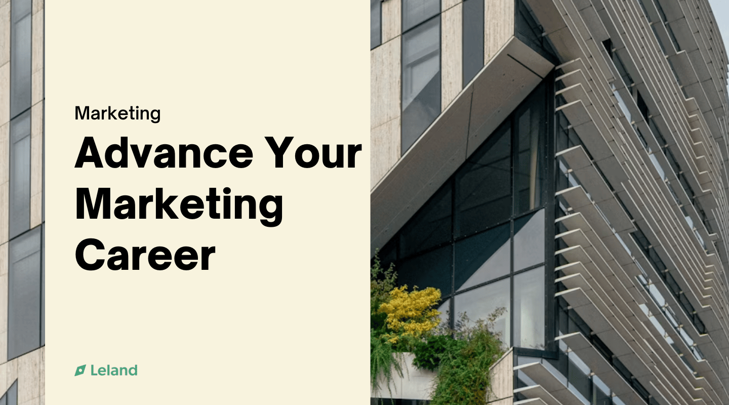 Advance Your Marketing Career