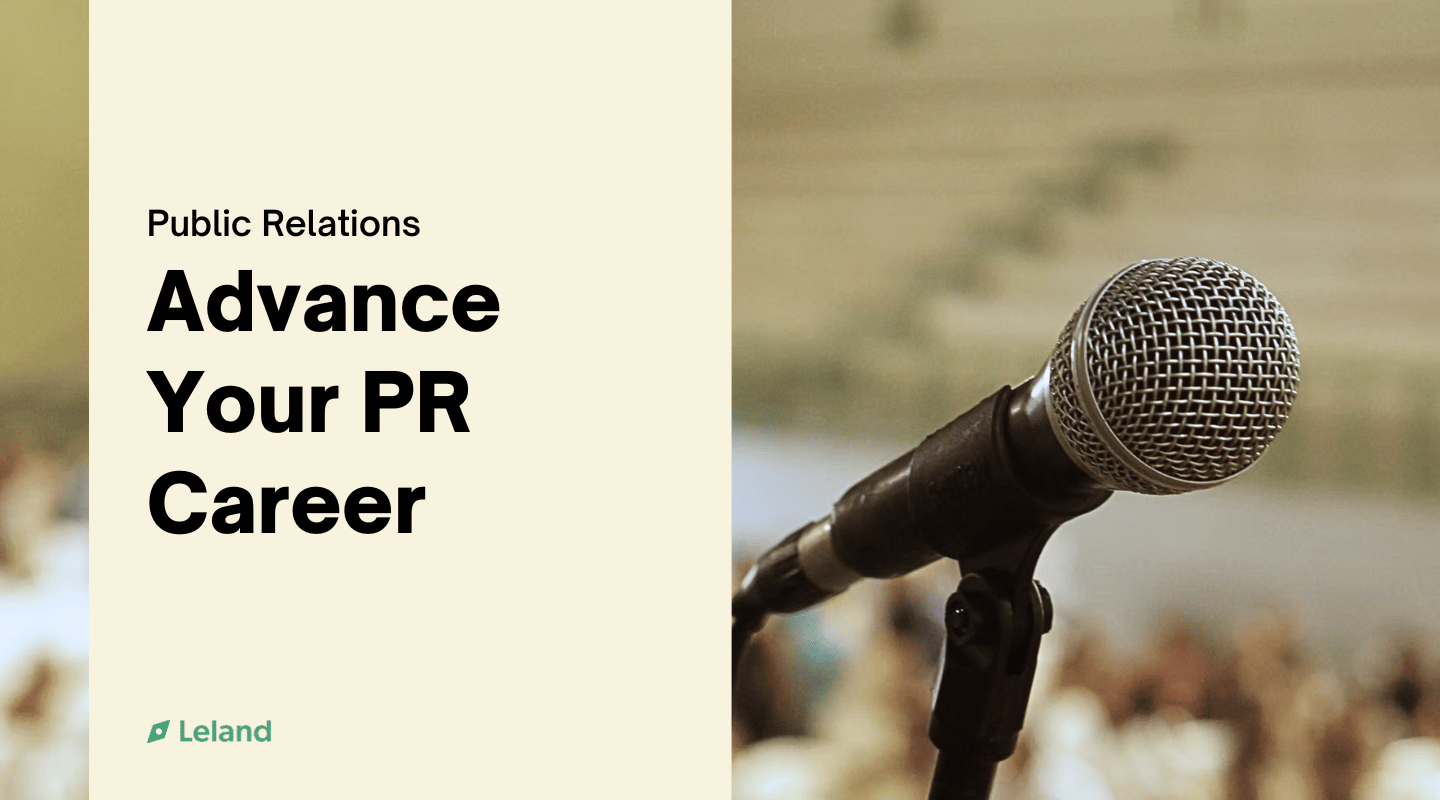Advance Your PR Career