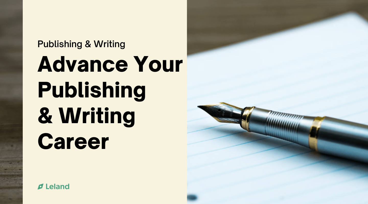 Advance Your Publishing & Writing Career