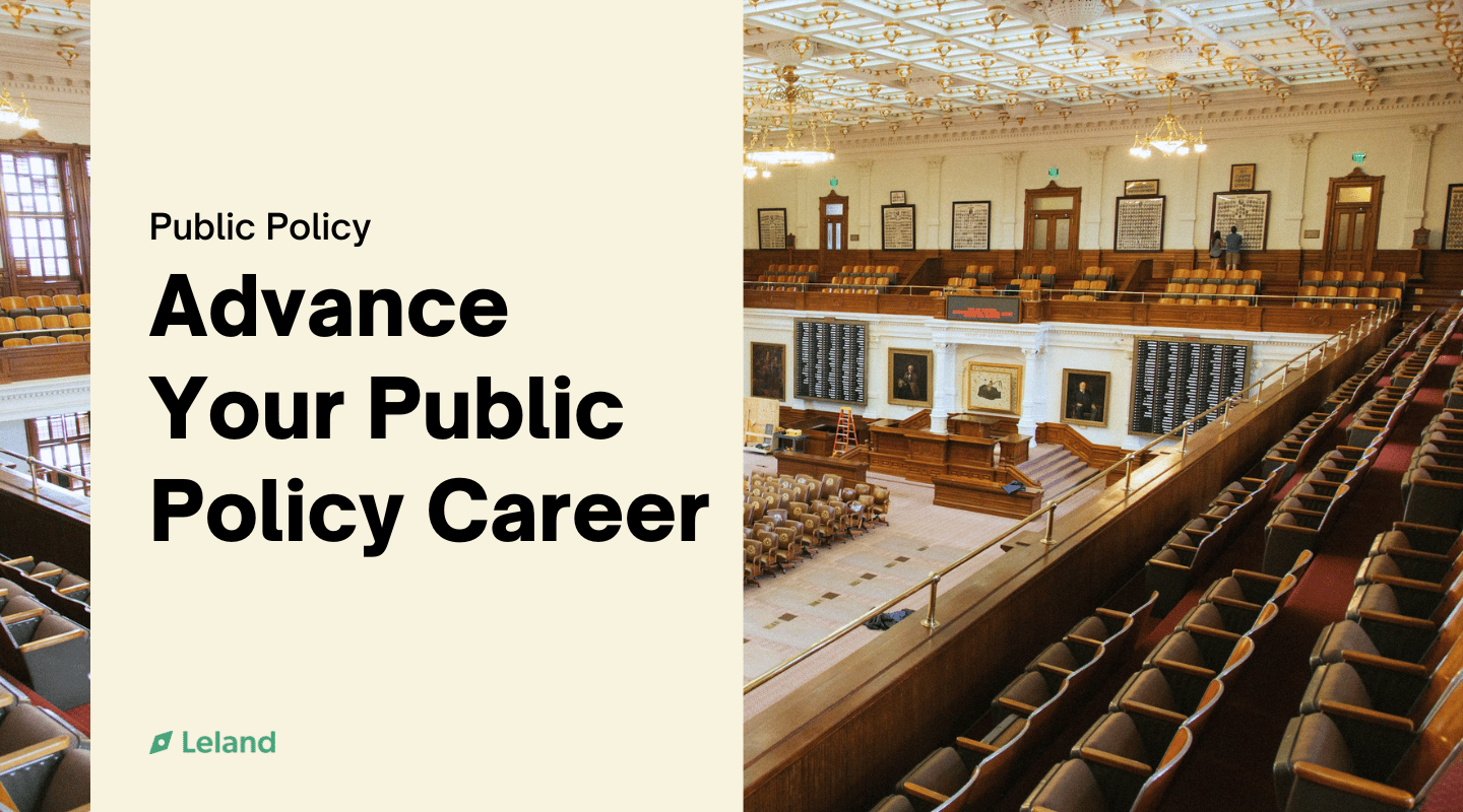 Advance Your Public Policy Career