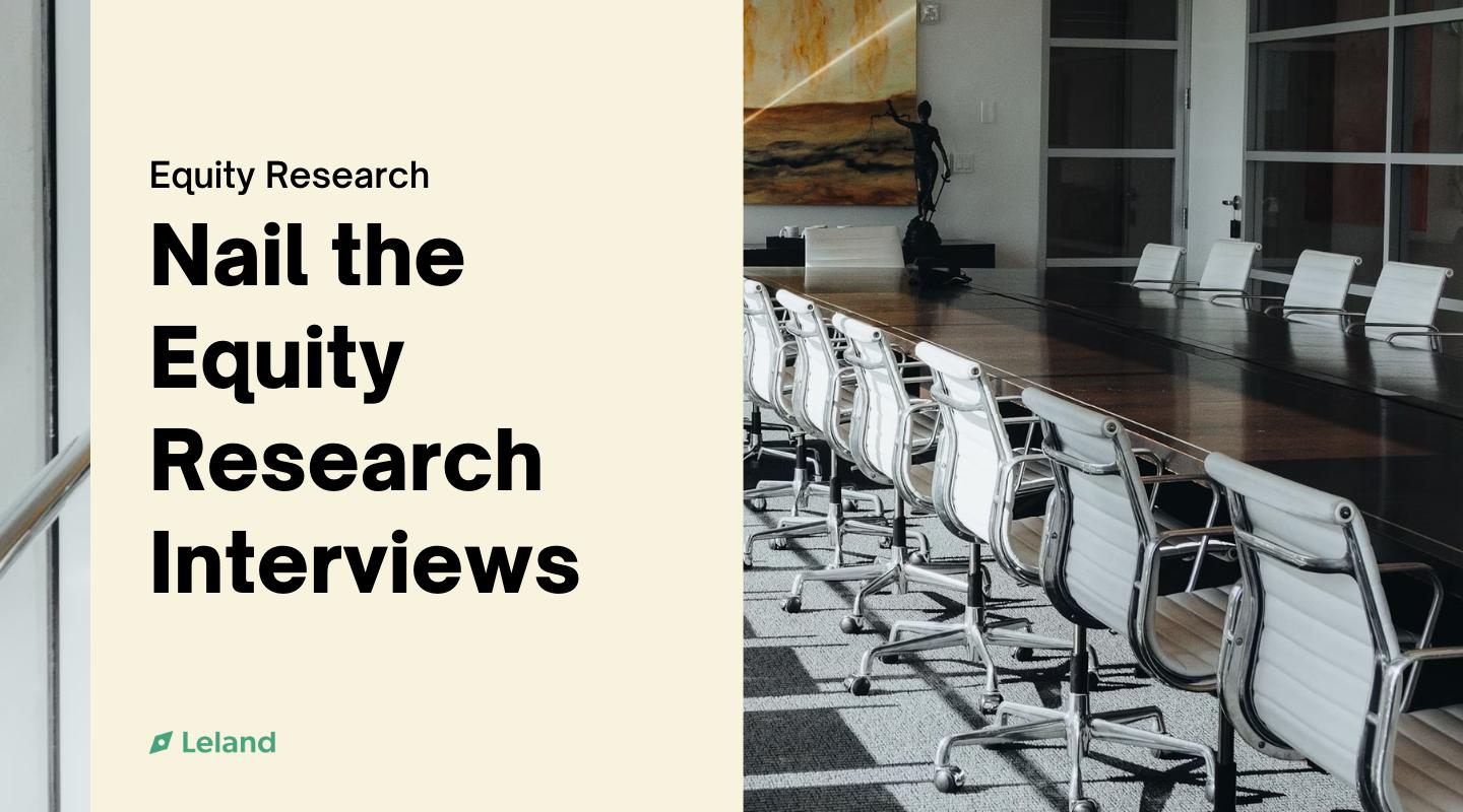 Nail the Equity Research Interviews