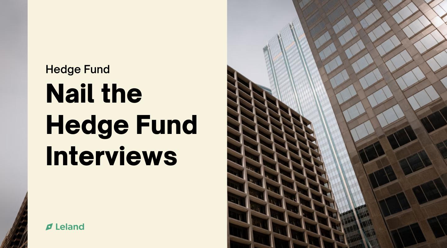 Nail the Hedge Fund Interviews