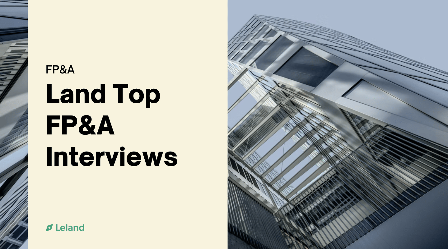 Land Top FP&A Interviews