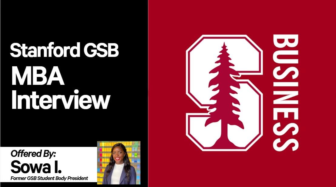 Stanford GSB Interview 