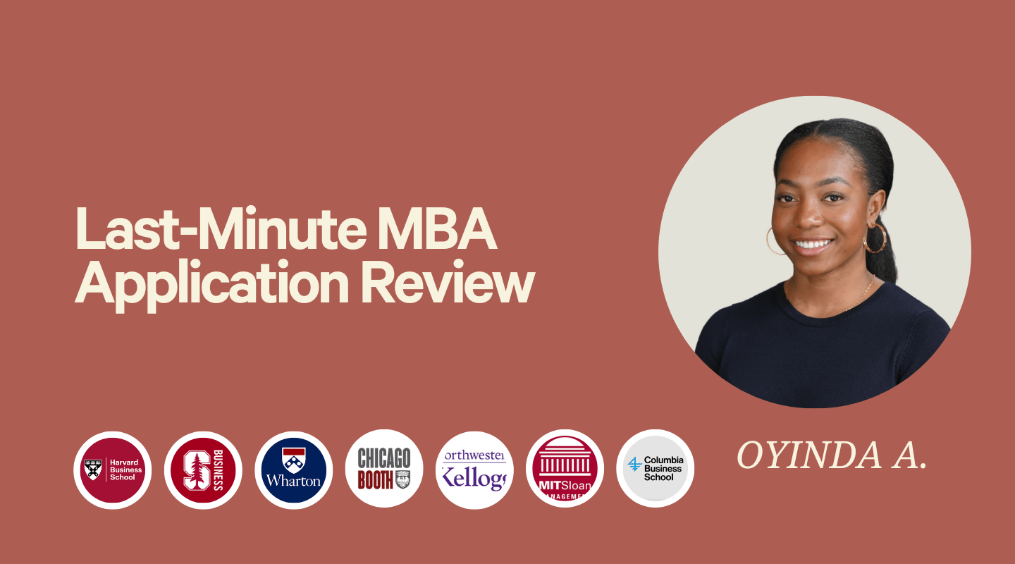 MBA Essay: Last-Minute Essay Review