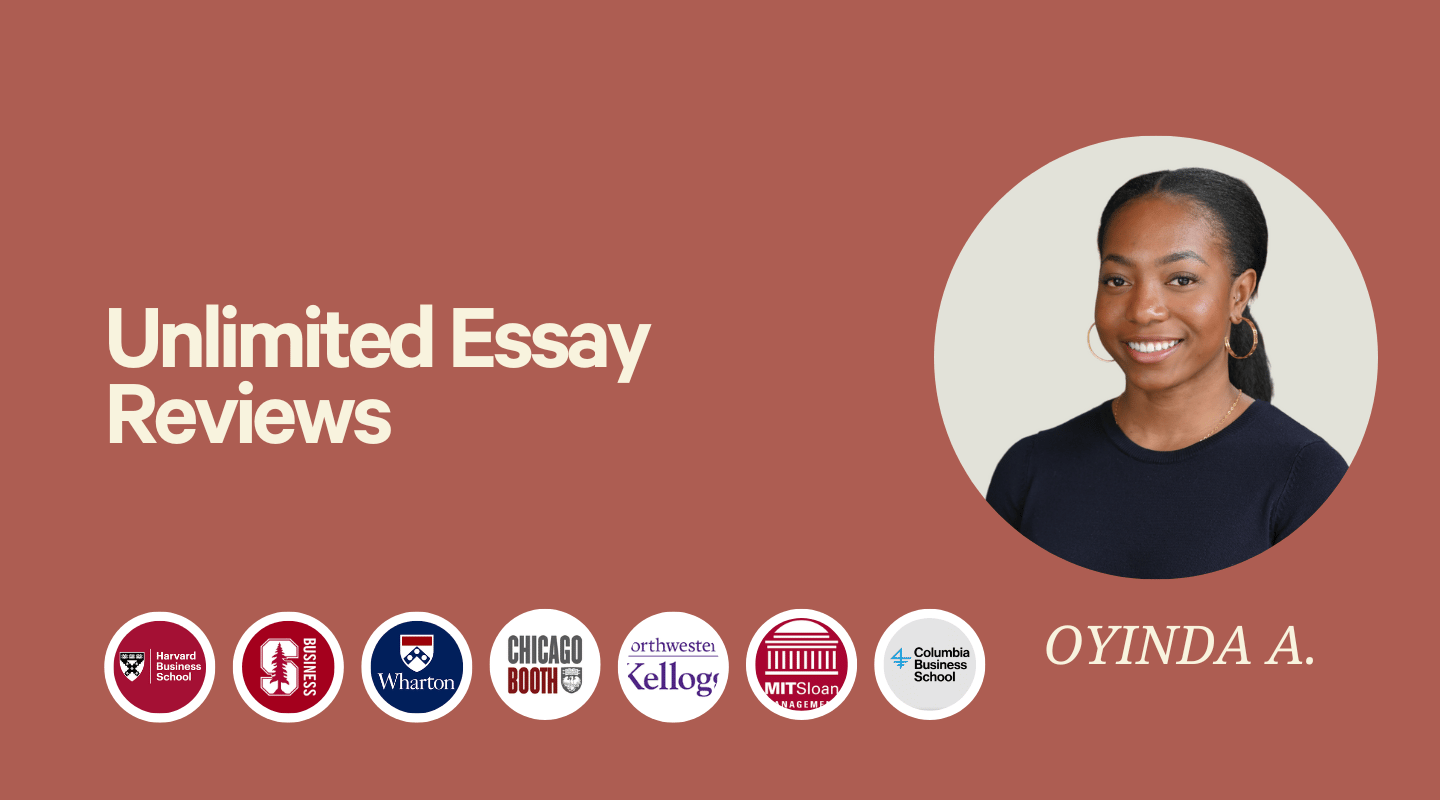MBA Essay: Unlimited Essay Reviews