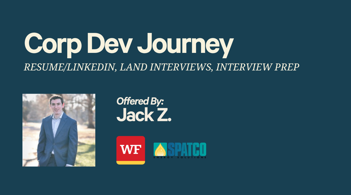 Journey to Corp Dev