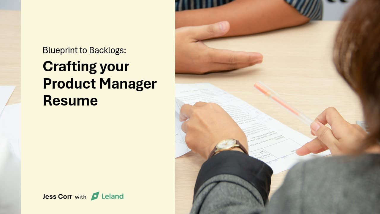 Blueprints to Backlogs: Crafting your PM Resume