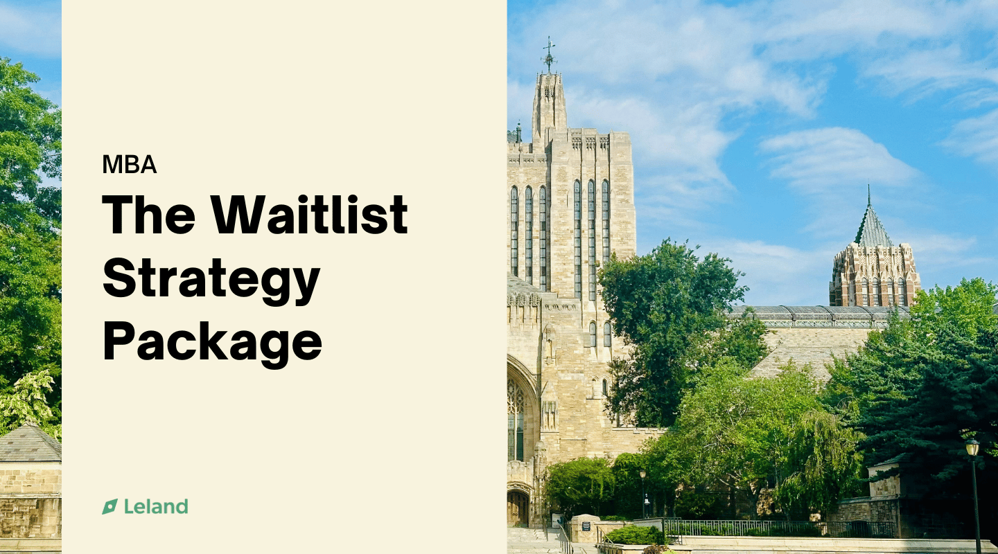MBA Waitlist Strategy