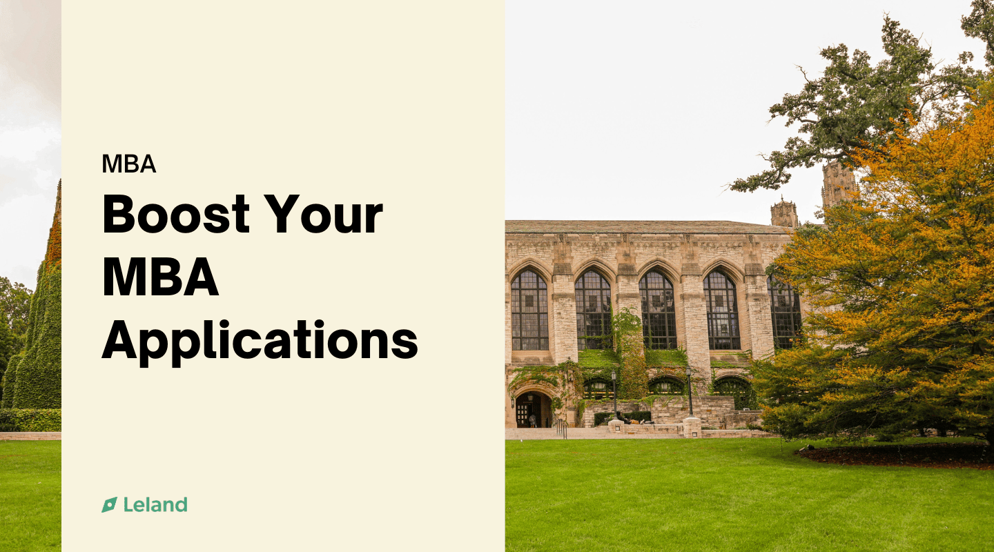 Boost Your MBA Applications