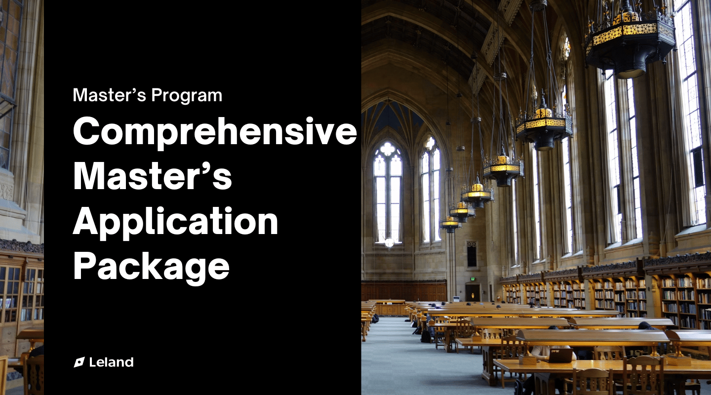 Comprehensive Master's Application Package — Land Your Dream Program