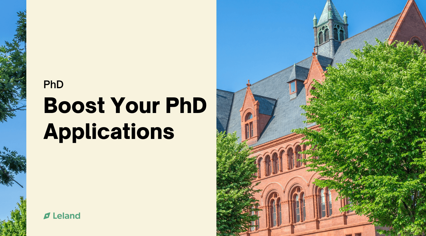 Boost Your PhD Applications