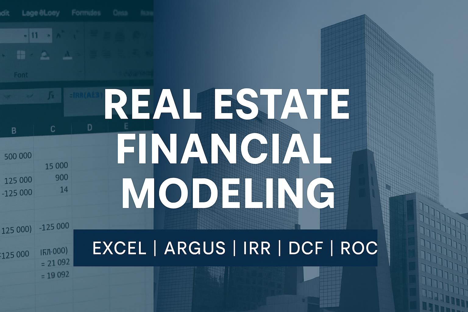 Real Estate Financial Modeling Deep Dive