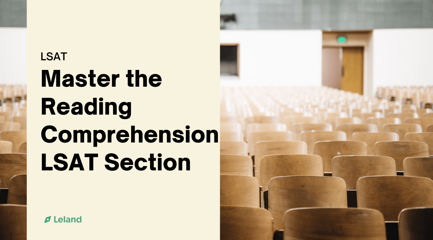 Master the Reading Comprehension LSAT Section