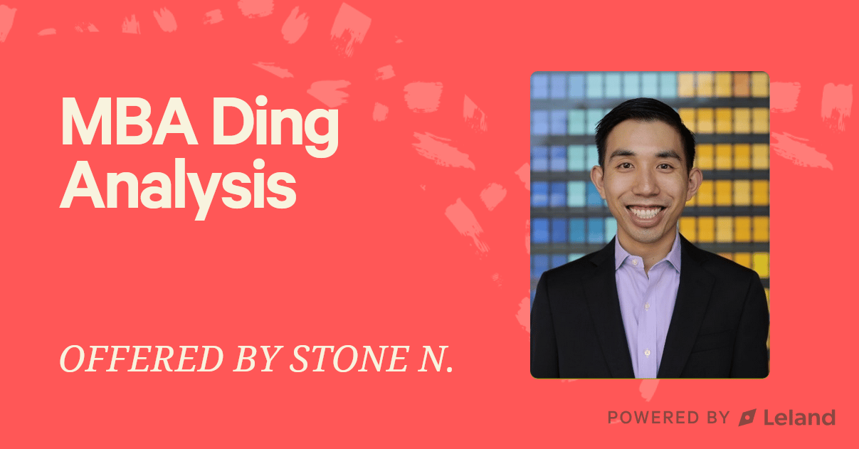 MBA Ding Analysis