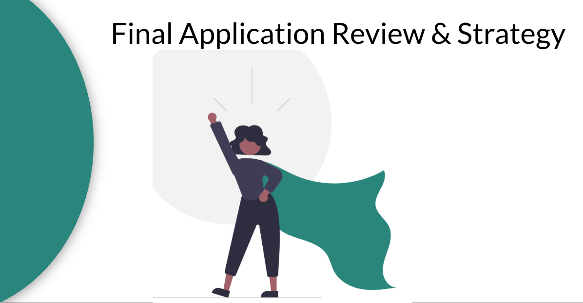 Final Application Review & Strategy Session